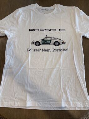 Vintage Style Porsche 911 Polizei Police Car  XL “Polizei? Nein, Porsche!”